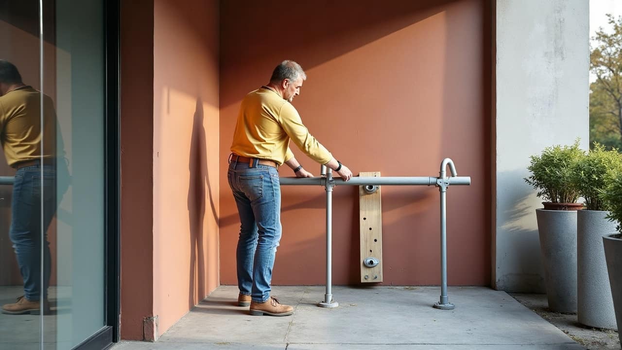 Où poser une barre d'appui dans un sanitaire adapté, et pourquoi le support compte