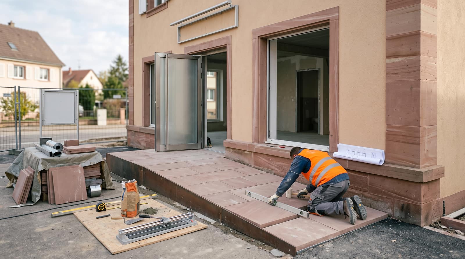 Commerce en pied d'immeuble à Lingolsheim : copropriété et accessibilité