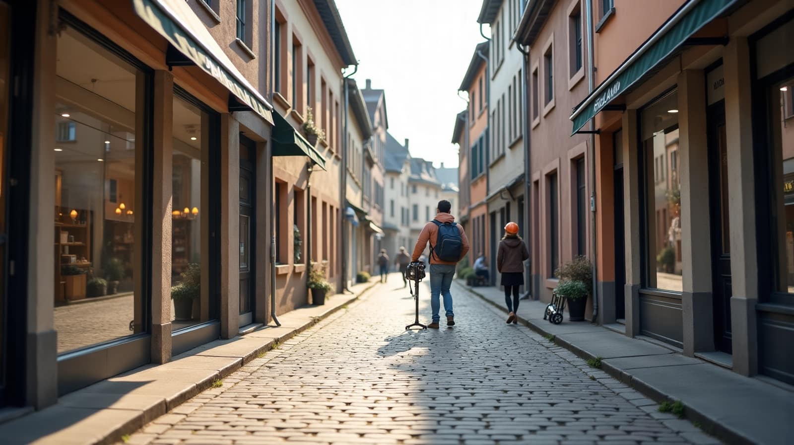 Devantures en enfilade à Schiltigheim : poser une rampe sans mordre sur le trottoir
