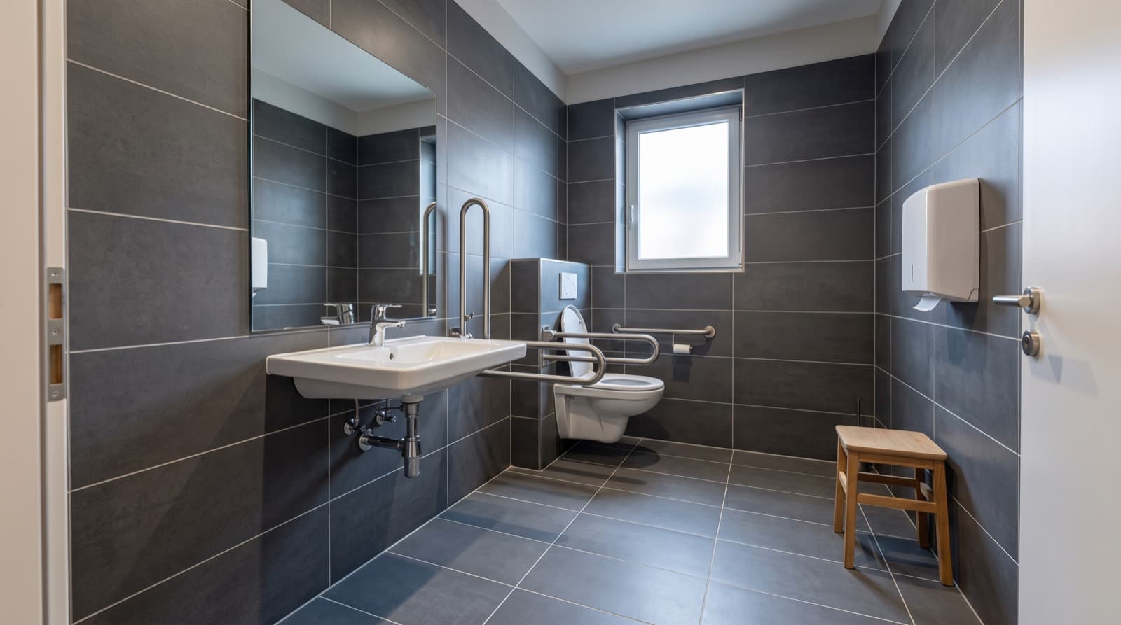 Créer un sanitaire accessible dans moins de dix mètres carrés