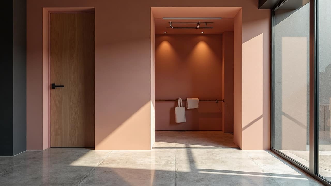 Cabine, vestiaire, douche, rendre un institut de beauté accessible dans un local compact